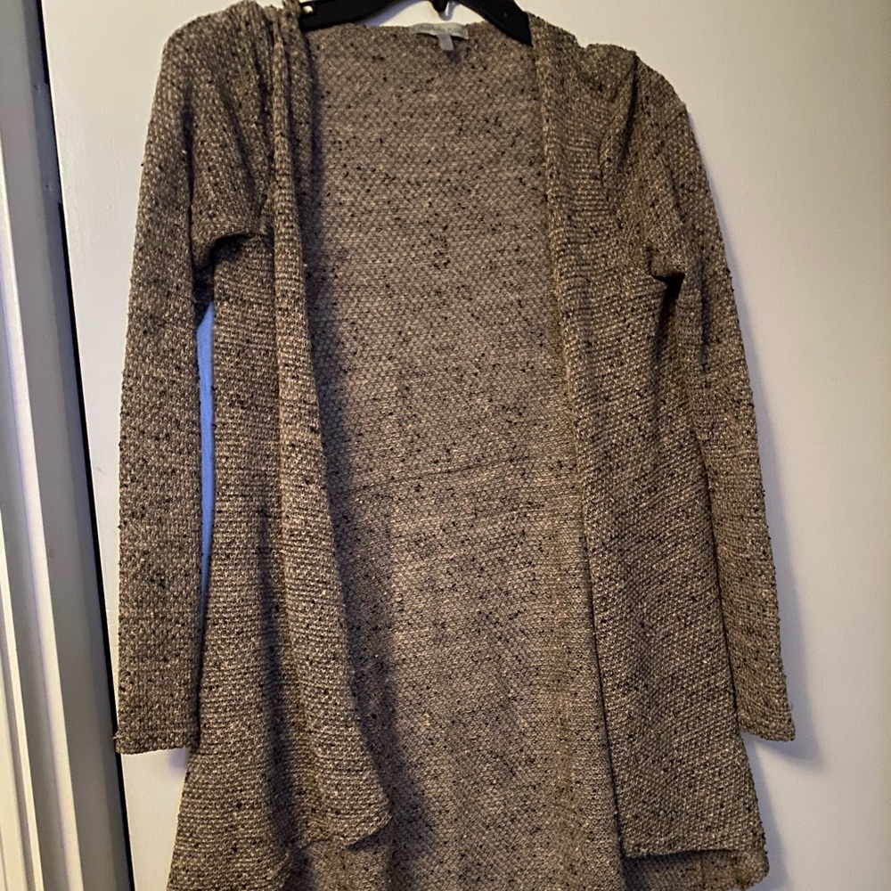 Brown speckled cardigan